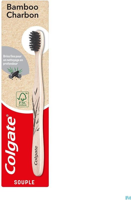 Colgate Tandenborstel | Bamboo | Charcoal Soft | Milieuvriendelijk
