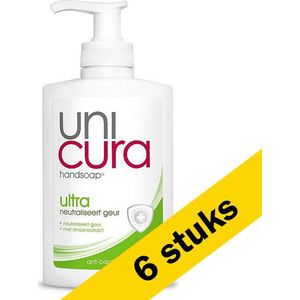 6x Unicura Handzeep Anti Bacterieel Balans 250 ml