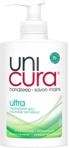 6x Unicura Handzeep Anti Bacterieel Navulling Ultra 250 ml