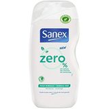 SANEX - Douchegel zonder zeep 0% (0%) Normale Huid - Zonder Kleurstoffen - Huidvriendelijke en milieuvriendelijke formule - 500 ml