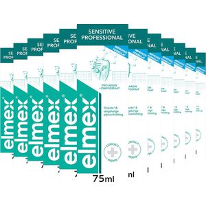 12x Elmex Tandpasta Sensitive Professional 75 ml