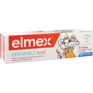 elmex - Babytandpasta - 50ml - Aminfluoride - Helpt tegen Gaatjes