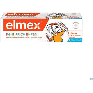 elmex - Kinder Tandpasta - 2-6 Jaar - Aminfluoride - 1000 ppm Fluoride