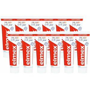 Elmex Tandpasta Peuter (0-5 jaar) - 12x75ml - Voordeelverpakking