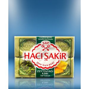 Honing-olijfzeep - 4 x 150 gram - Haci Sakir