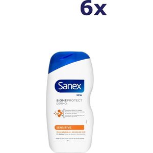 6x Sanex Dermo Sensitive douchegel (500 ml)