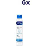 6x Sanex Deodorant Spray Dermo Extra Control 200 ml