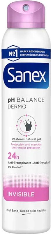 Sanex - Dermo Invisible - Deodorant Spray - 200 ml - Dermatologisch Getest