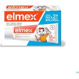 elmex - Kinder Tandpasta - 2-6 Jaar - Aminfluoride - 0% Kleurstoffen