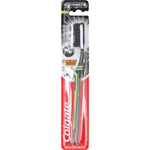 Colgate Tandenborstel Charcoal Double Action Medium