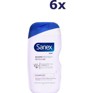 6x Sanex Douchegel Biome Protect Micellar Comfort 400 ml