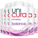 6x Unicura Handzeep Anti Bacterieel Balans Navulling 250 ml