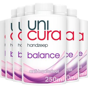 6x Unicura Vloeibare Zeep Navulling Balans 250ml
