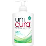 Handzeep unicura vloeibaar ultra met pomp 250ml | Omdoos a 6 fles x 250 milliliter | 6 stuks