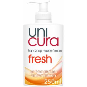 6x Unicura Vloeibare Handzeep Anti Bacterieel Fris 250ml