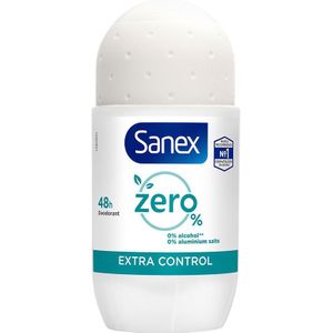 Sanex - Deodorant Roll-On - 50 ml - Uniseks - Zero % Extra Controle