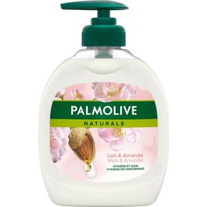 6x Palmolive Handzeep Naturals Melk & Amandel 300 ml