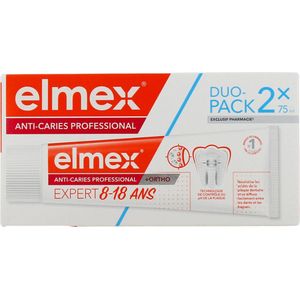 Elmex Anti-Caries Tandpasta Professional Expert 8-18 Jaar Set van 2 x 75 ml