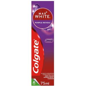 Colgate - Max White Purple Reveal - Tandpasta - 12x 75 ml