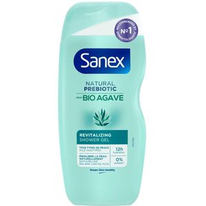 Sanex 250ml showergel natural prebiotic bio agave