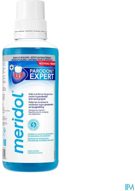 Meridol - Paradont Expert - Mondspoeling - 400ml - Antibacteriële Werking