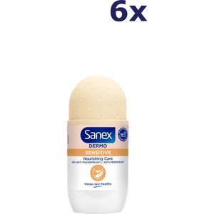 Sanex - Dermo Sensitive - Deoroller - 50 ml - Voor Gevoelige Huid