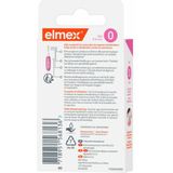 Elmex Interdentale Ragers 0,6 mm Roze ISO Maat 0 8 stuks