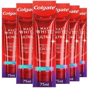 Colgate Tandpasta Max White Ultra Freshness Pearls - 12 x 75 ml - Voordeelverpakking