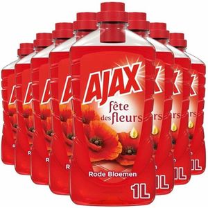 Aanbieding: 8x Ajax allesreiniger rode bloem (1000 ml)