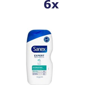 6x Sanex Douchegel – Expert Skin Health Hydrating 400 ml