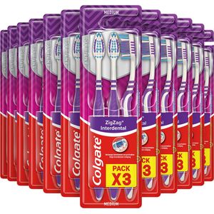 Colgate - ZigZag - Tandenborstel - 3 Stuks