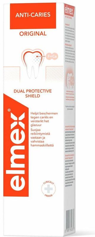 2+1 gratis: Elmex Tandpasta Anti-Cariës 75 ml
