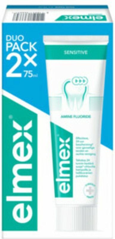 Elmex - Sensitive - Tandpasta - 2 x 75 ml - Aminfluoride