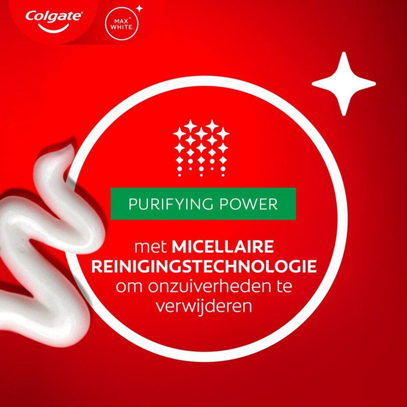 Colgate - Max White Expert Purifying Power - Tandpasta - 75 ml