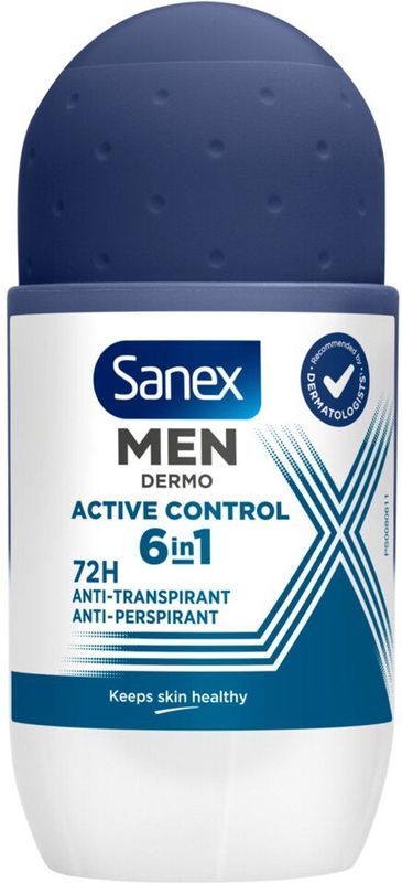 Sanex - Men Dermo Active Control - Deodorant Roll-on - 50 ml