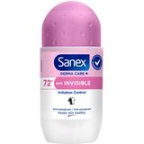 Sanex - Derma Care+ Invisible - Roll-on Deodorant - 53 ml