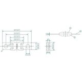 Sinatec - Schroefzekering - Blauw - Thermoplastic - 200 A - 32 V