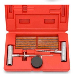 Unimotive - Professionele Bandenreparatieset - Kunststof Koffer - Inclusief 20 Vulkaniserende Strips