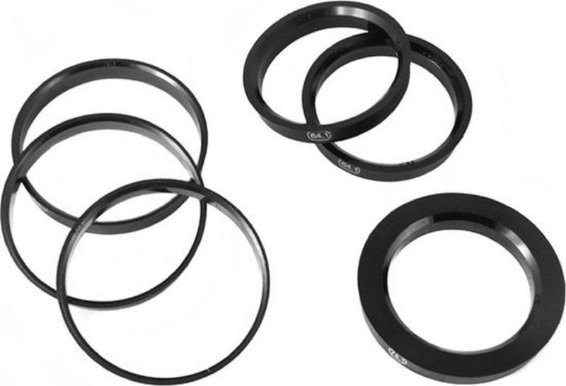 Sinatec - CentreerRingen - Zwart - Kunststof - Set van 4 Stuks