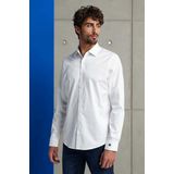 Cast Iron - Overhemd - Wit - Katoen