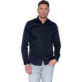Cast Iron - Overhemd - Zwart - Katoen - Slim Fit