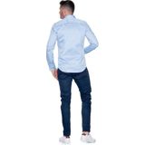 Cast Iron - Overhemd - Lichtblauw - Katoen