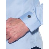 Cast Iron - Overhemd - Lichtblauw - Katoen