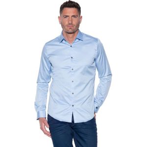 Cast Iron - Overhemd - Lichtblauw - Katoen