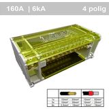 SEP verdeelblok 4 polig 160A 12 aansluitingen - CVT 1411