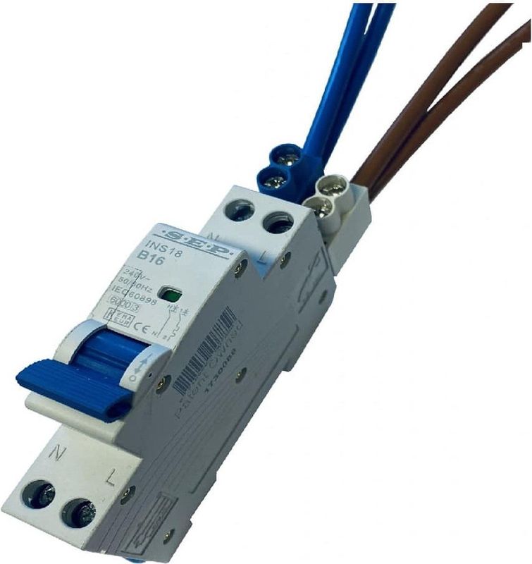 SEP - Voedingsklem DTH Dubbel - Wit - 2x10mm