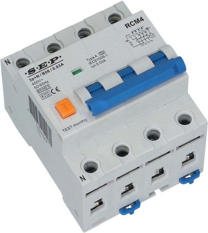 Sep - Aardlekautomaat - 16A - 300mA - 4 Polig