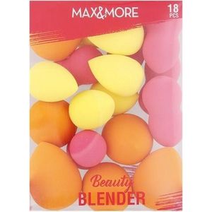 MAX&MORE /Make-upspons blender voor make-up (18 stuks) make-up blenders