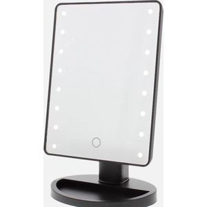 Make-up Spiegel met LED verlichting - Ringen Bakje - 16 Lichtpunten