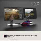 Linq - D2 Pro Hub - USB-C Hub - Zwart - Aluminium